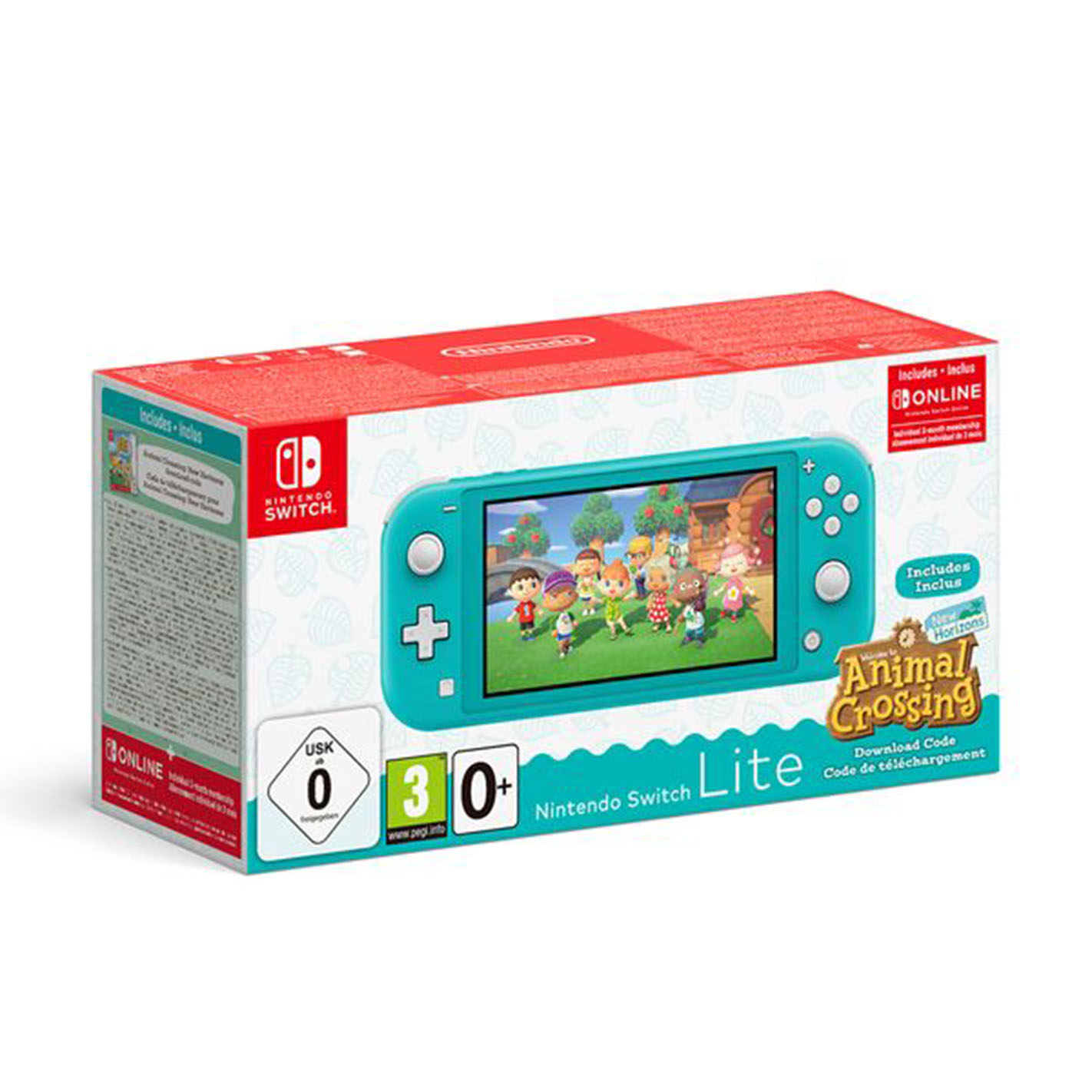 Nintendo-Switch-Lite-Turquoise-Animal-Crossing-New-Horizons-Κονσόλα