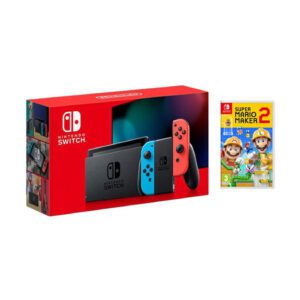 Nintendo Switch Red & Blue 2019 Κονσόλα & Super Mario Maker 2 Switch Game