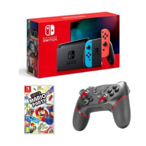 Nintendo Switch Red & Blue 2019 Κονσόλα & Super Mario Party & Wireless Wield for Nintendo Switch