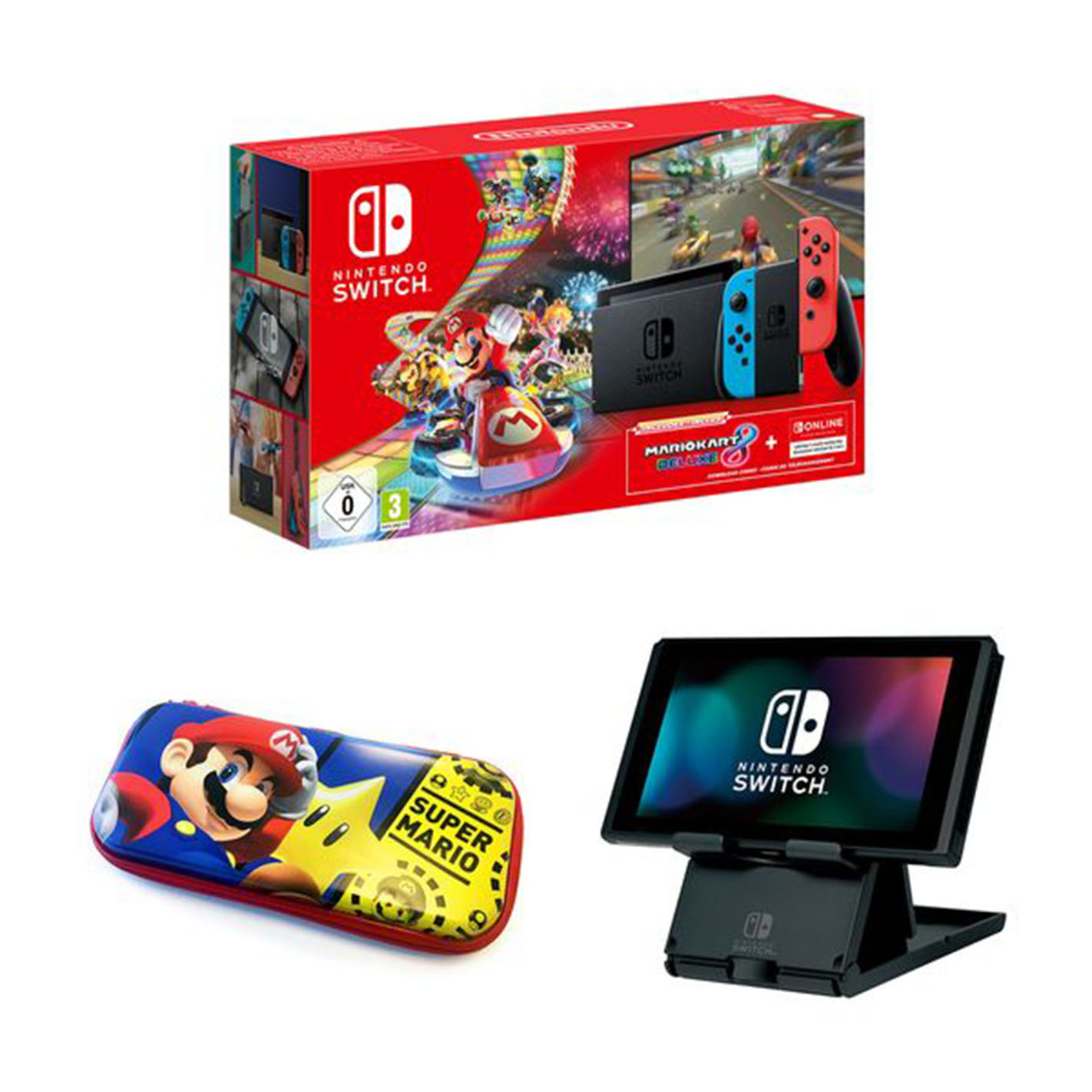 Nintendo-Switch-Red-Blue-Mario-Kart-8-Deluxe3-Months-Online-Membership