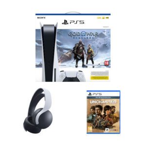 Sony PS5 & God of War Ragnarök Voucher Code & Uncharted: Legacy of Thieves Collection & Pulse 3D PS5 Wireless
